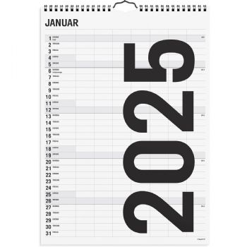 Mayland 2025 25066560 7 kolonner vægkalender 43x48cm