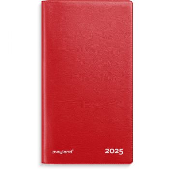 Mayland 2025 25090010 indexkalender 17x9,5cm rød