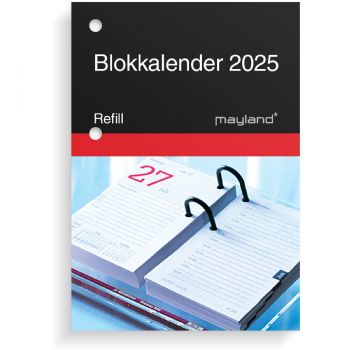 Mayland 2025 25140000 blokkalender refill 11,5x8cm