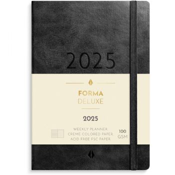 Burde 2025 25201400 Forma Deluxe ugekalender A6 sort