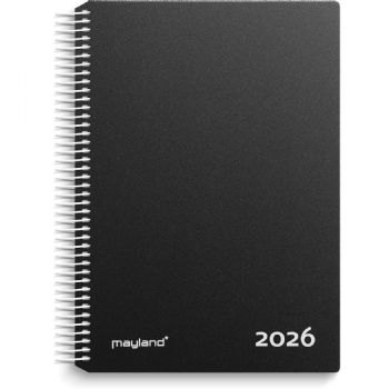 Mayland 2026 26218000 timekalender 24,2x18,5cm sort