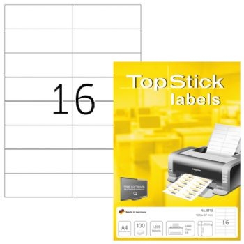 Etiketter TopStick  105x37mm (100)