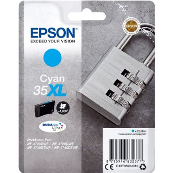 Epson Blæk C13T35924010 Cyan