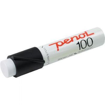 Hurtigtørrende og permanet Marker Penol 100 sort 3-10mm