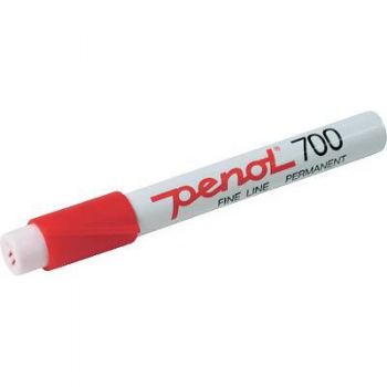 Marker permanent Penol 700, 1,5mm, rød