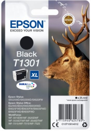 Epson T1301 C13T13014010 Sort Blækpatron, 1.000 sider