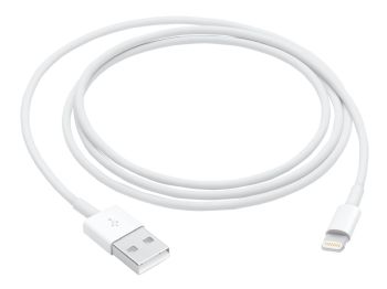 Apple Charging Cable USB-A to Lightning, White (1m)