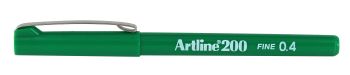 Fineliner Artline 200 Fine 0.4 grøn