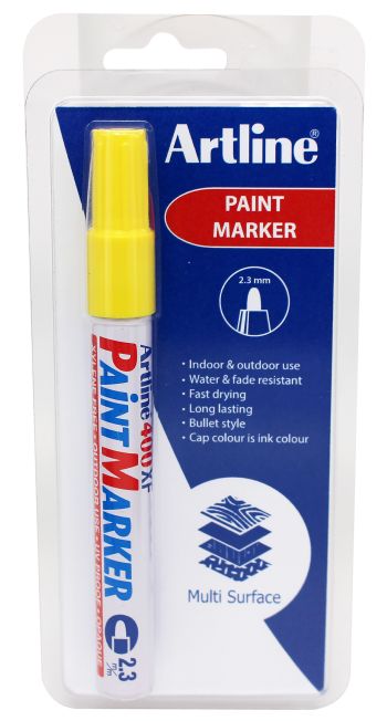 Marker Artline 400XF Paint gul 1/Blister