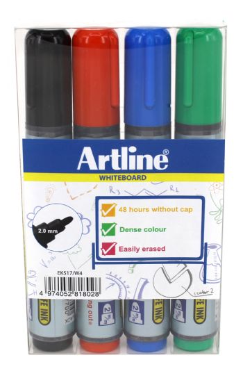 Whiteboard Marker Artline 517 4-sæt