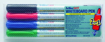 Whiteboard Marker Artline 541T 2-i-1 4-sæt