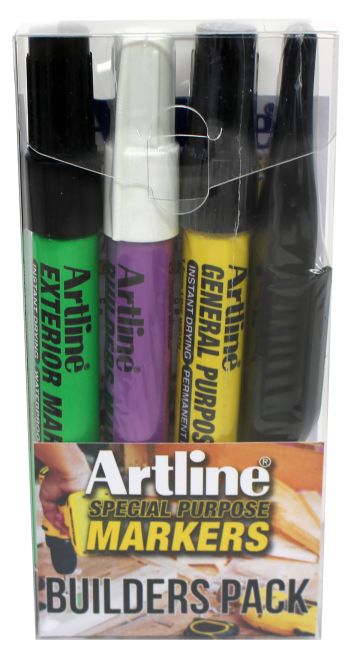 Artline Builders Kit 4-pack