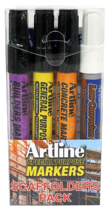 Artline Scaffolders Kit 4-pack