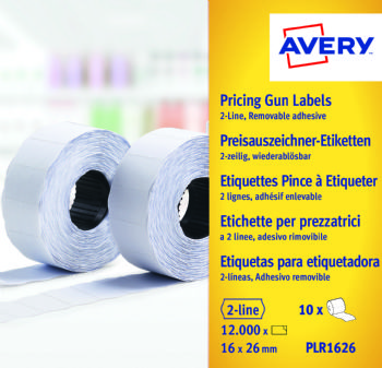 Labels 26x16 G1 White 10-rolls