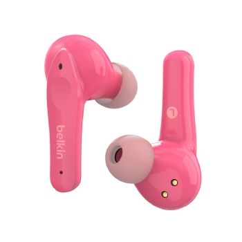 SOUNDFORM Nano True Wireless Earbuds for Kids, Pink