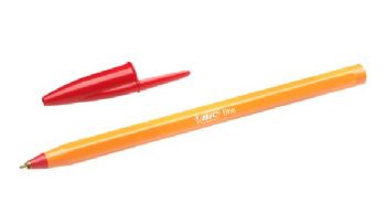 Bic Orange fine kulpenna röd