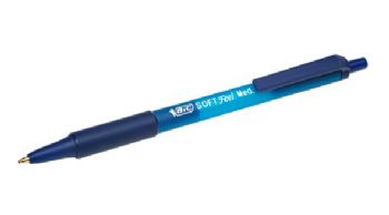 BIC kuglepen Soft Feel Clic Grip blå