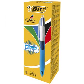 Kuglepen 4 farver Bic Grip