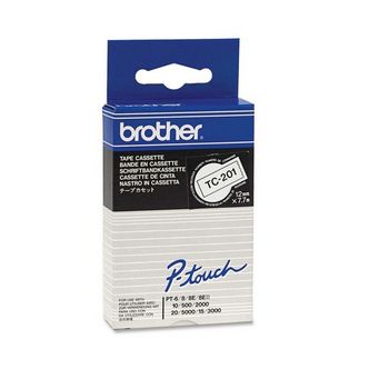 Brother TC tape 12mm black/white