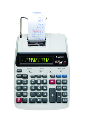 Canon MP120-MG-ES II printing calculator