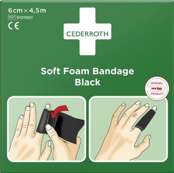 Soft Foam Bandage Sort 6cm x 4,5m