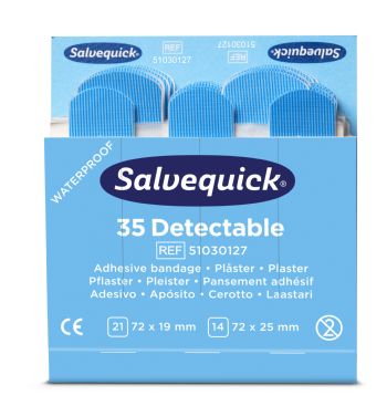 Salvequick Plaster blå refill