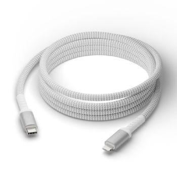 Re-charge - BRD Cable - USB-C to Lightning, White (2.5m)