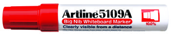 Whiteboardpenne Artline 5109A BIG rød