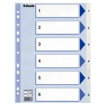 Register PP A4 1-6 hvid