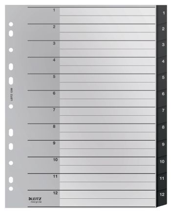 Register recycle PP A4 1-12 sort