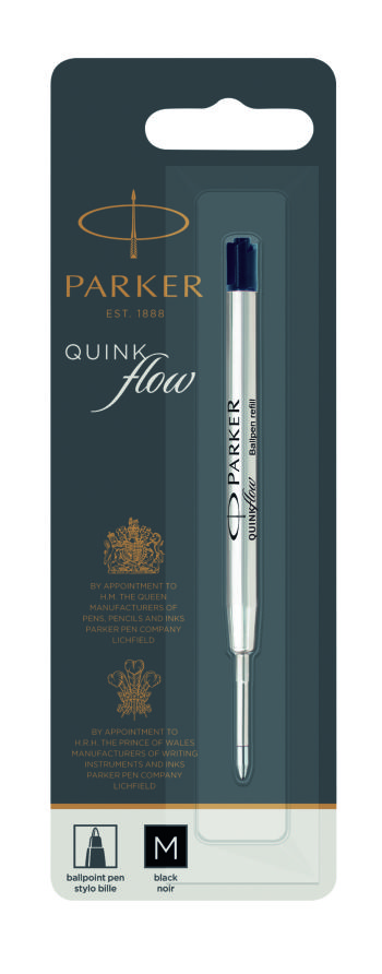 Ballpen refill  Quinkflow M Black 1-Blister