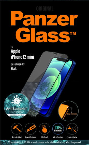 PanzerGlass iPhone 12 mini (CF), Black (AB)