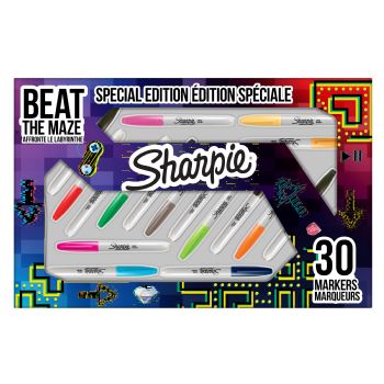 Marker Sharpie Fine 1,0mm ass Big Pack (30)