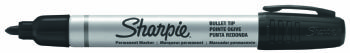 Marker Sharpie metall lille 1/3mm sort