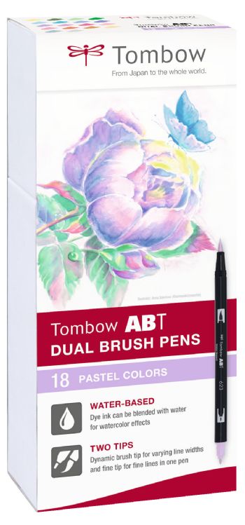 Marker Tombow ABT Dual Brush 18P-5 Pastel (18)