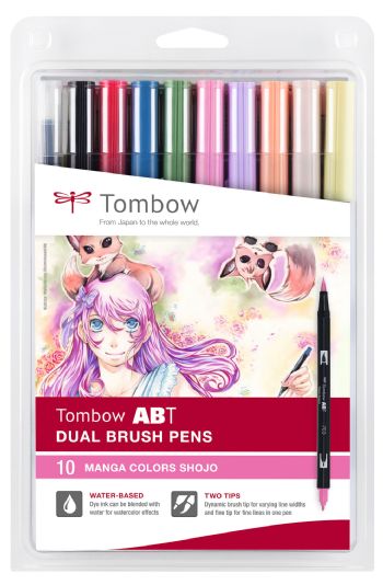 Marker Tombow ABT Dual Brush Manga Shojo (10)