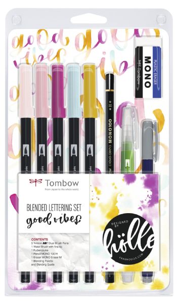 Blended lettering set Tombow Good Vibes