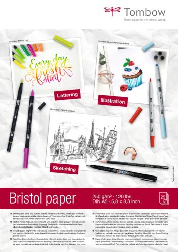 Skitseblok Tombow Bristol A5 250g 25ark